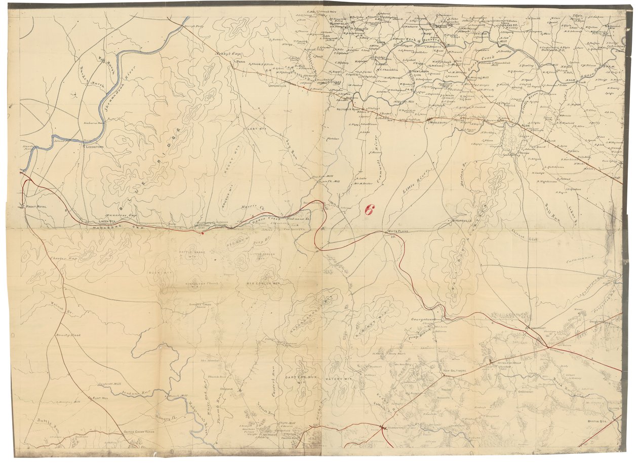[Centrala Virginia] av J. F.; Schedler United States. Army. Corps Of Topographical Engineers; Gedney