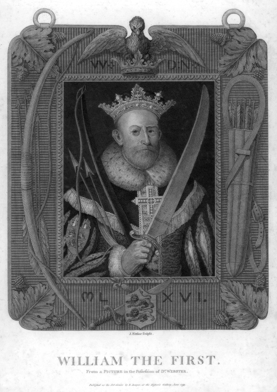 William I, kung av England, 1793. av J. Fittler