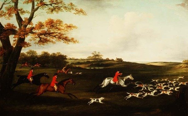 Jaktscen av J. Francis Sartorius
