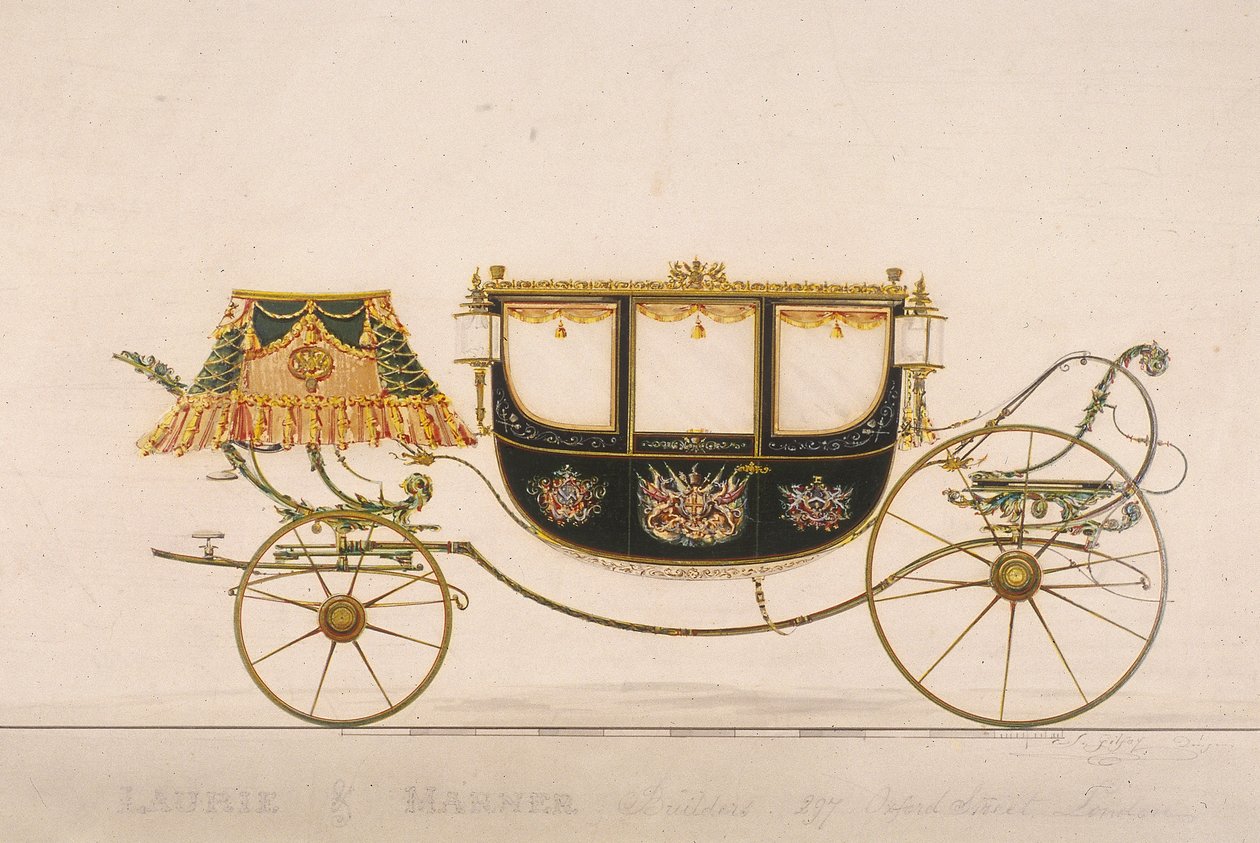 Borgmästare William Hunters medborgartransport, 1851 av J Gilfoy