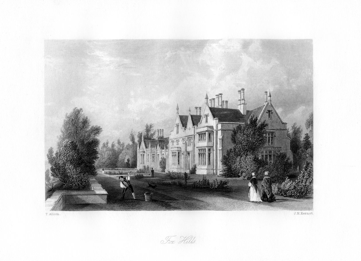 Fox Hills, Surrey, c1840-talet. av J. H. Kernot
