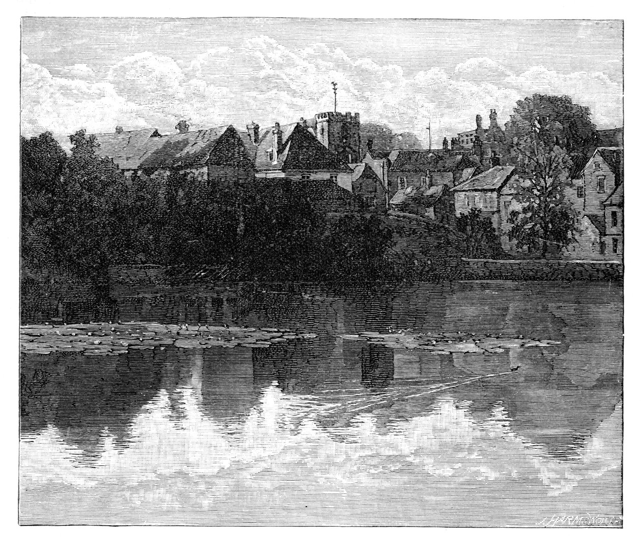 Richard Cobdens födelseplats, Midhurst, Sussex. av J Harmsworth