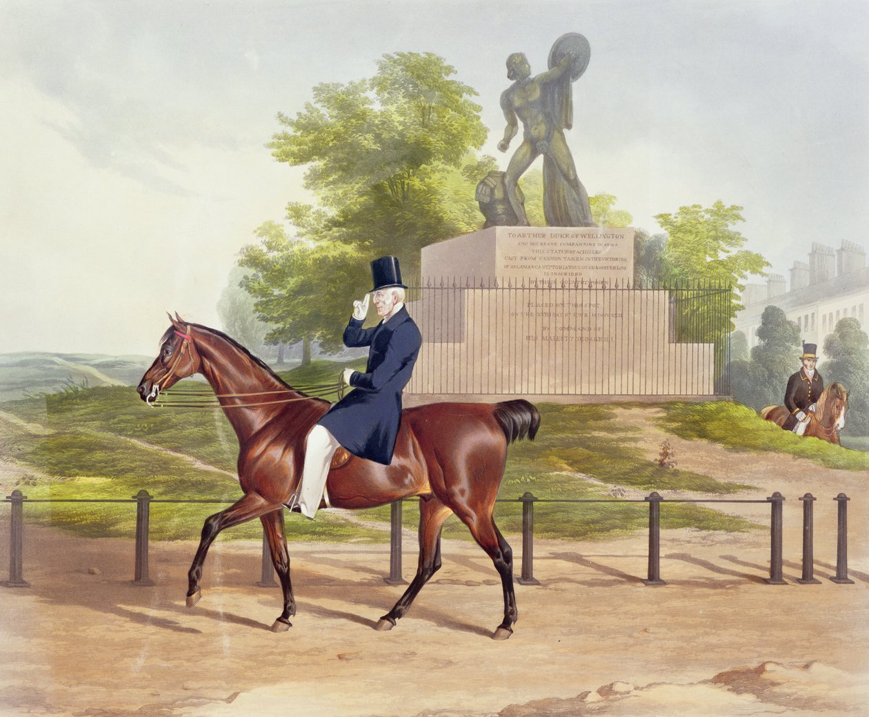 A View in Hyde Park, graverad av J. Wilson, 1852 av J. Harrison
