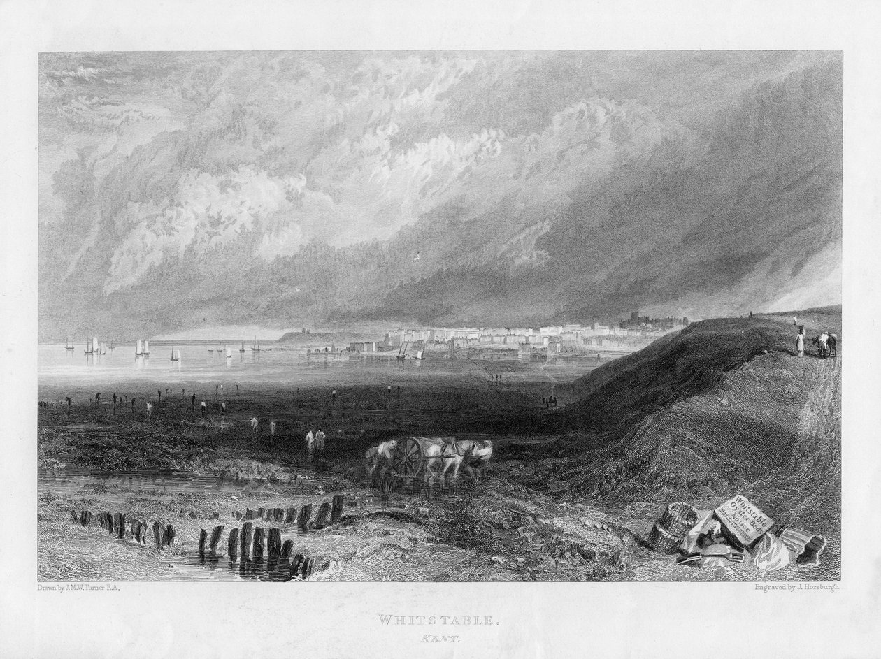 Whitstable, Kent, 1800-talet av J. Horsburgh