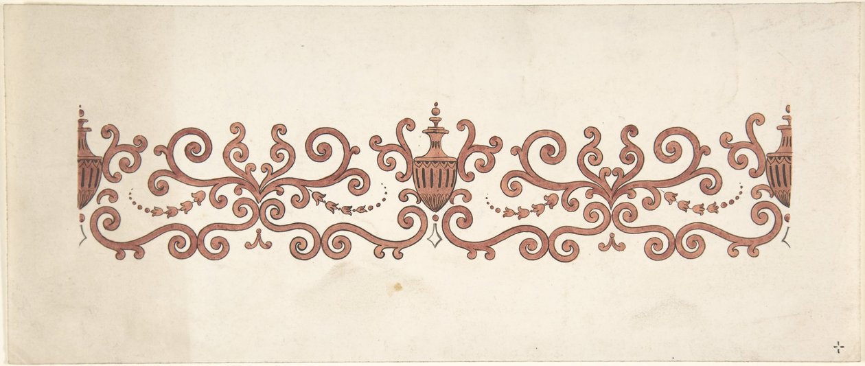 Design för paneldekoration, 1828-40. av J Hulme