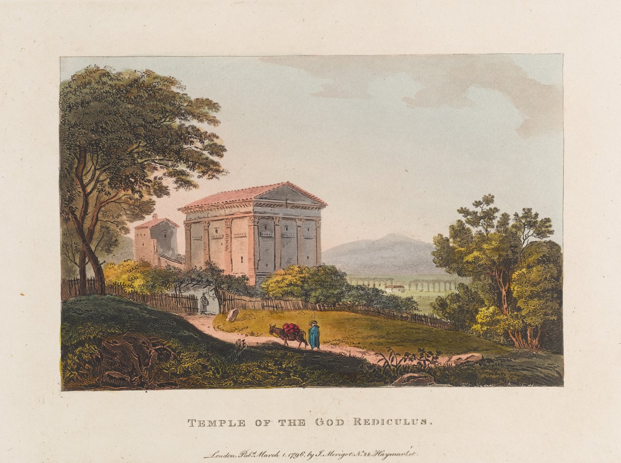 Gudens tempel Rediculus av J. Merigot