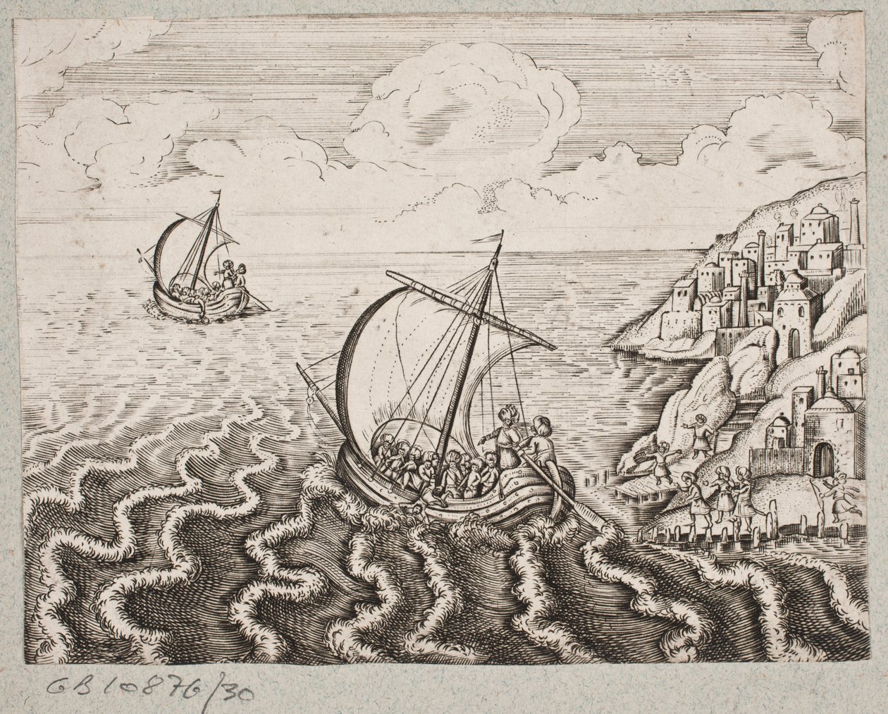 Illustration till Adam Olearius, "Persian Rosenthal av en genial poet Schich Saadi […]", Schleswig 1660 av J. Muller