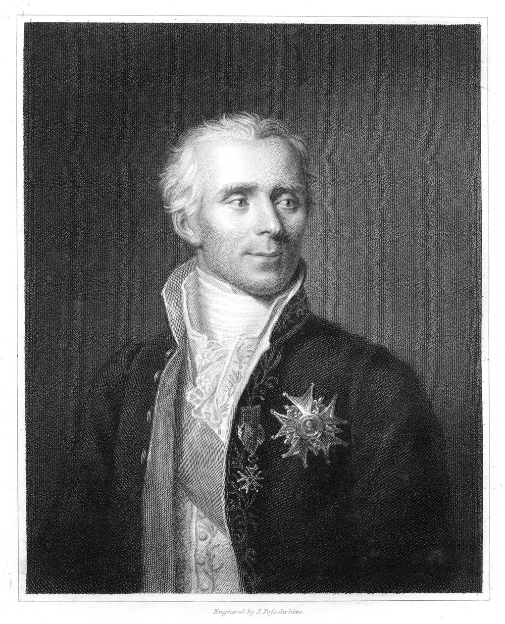 Pierre Simon Laplace, fransk matematiker och astronom, 1833. av J. Posselwhite