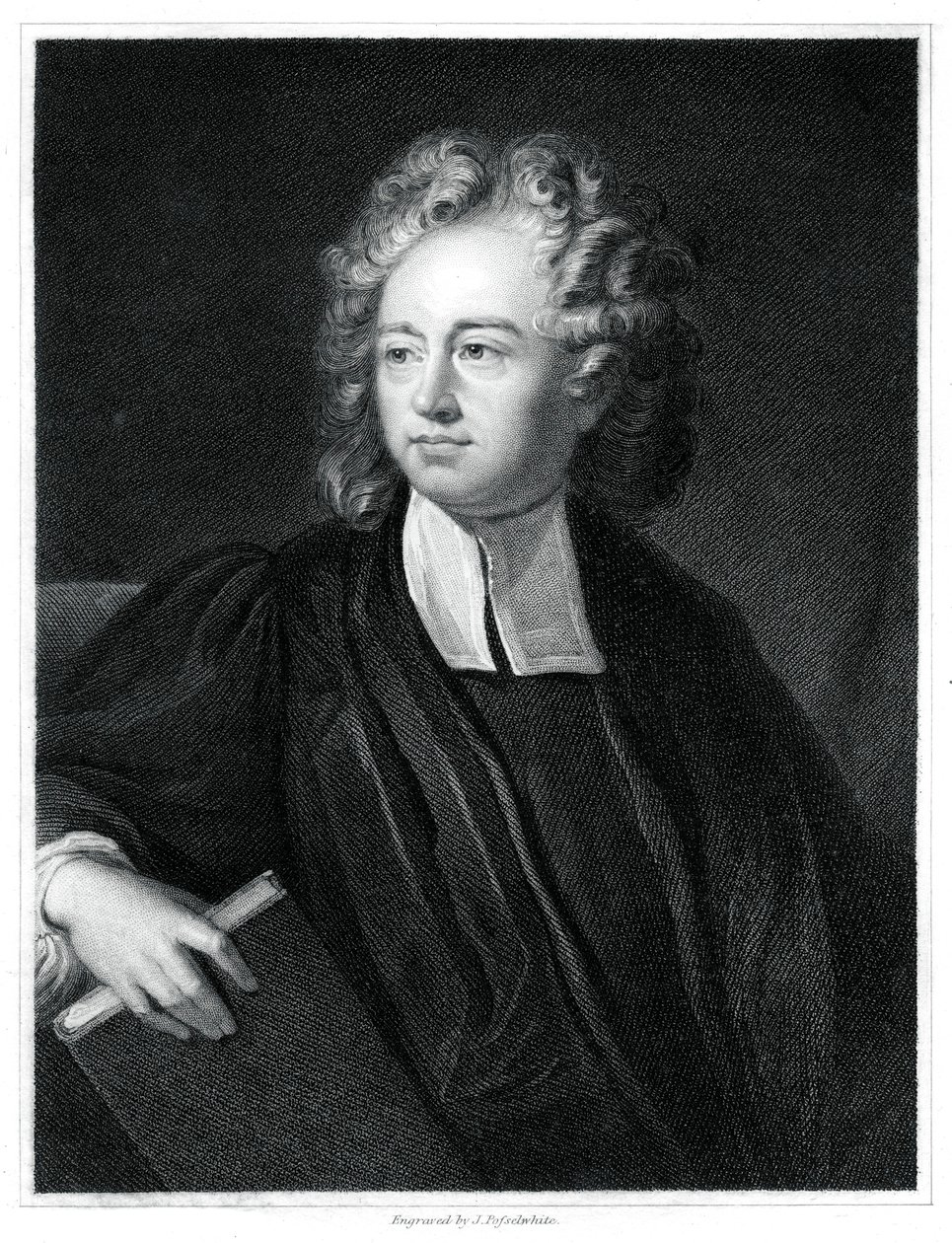 Richard Bentley, engelsk teolog, klassisk forskare och kritiker, 1834. av J. Posselwhite