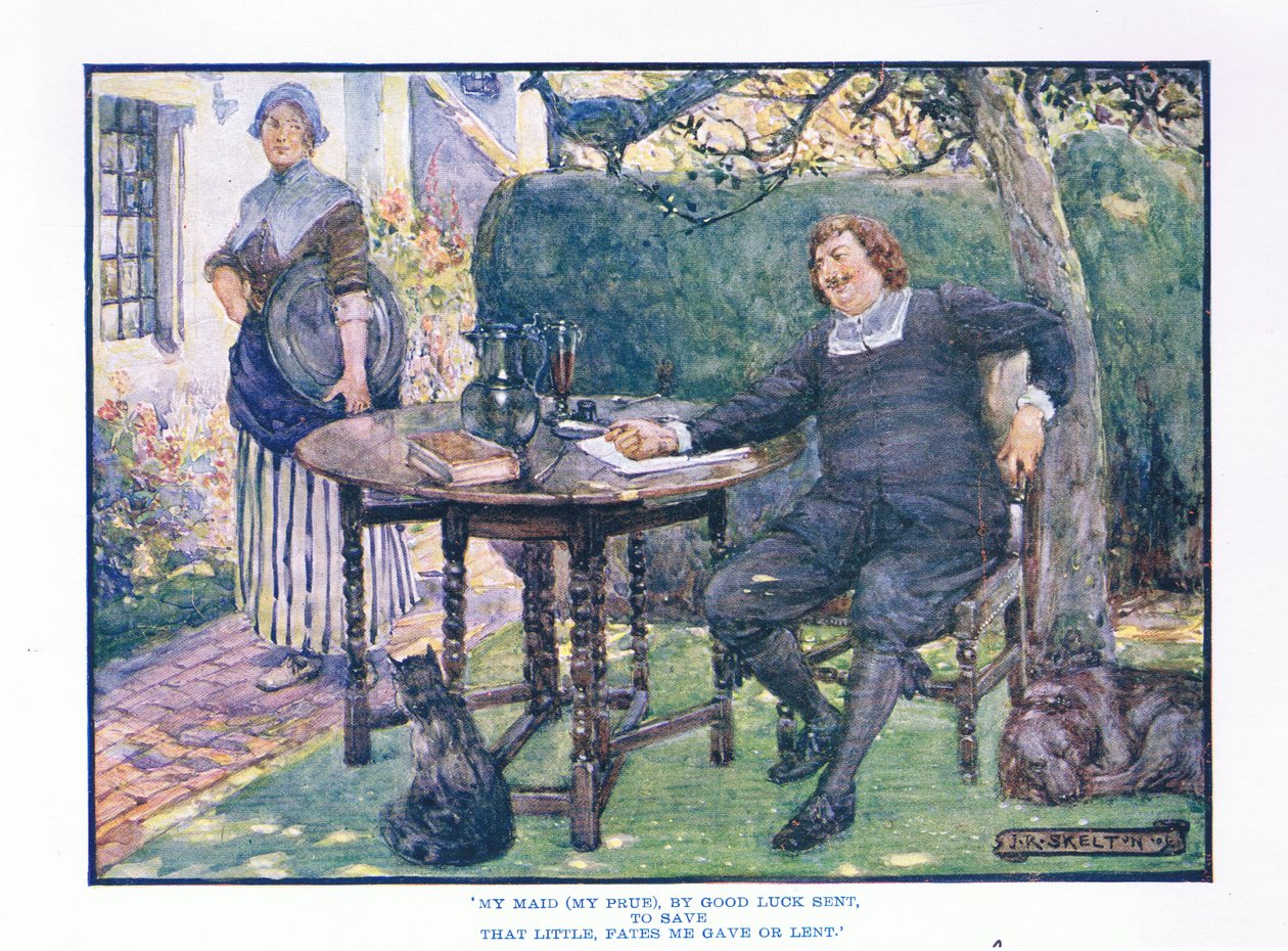 My maid (My Prue), av lycka skickad, från English Literature pub.by T C & EC Jack, c.1920 av J. R. Skelton