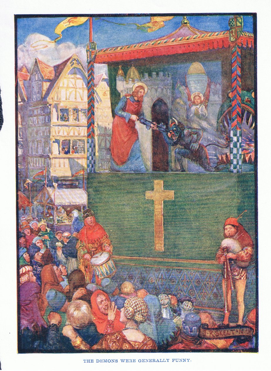 Demonerna var allmänt roliga, från English Literature pub.av T C & EC Jack, ca 1920 av J. R. Skelton