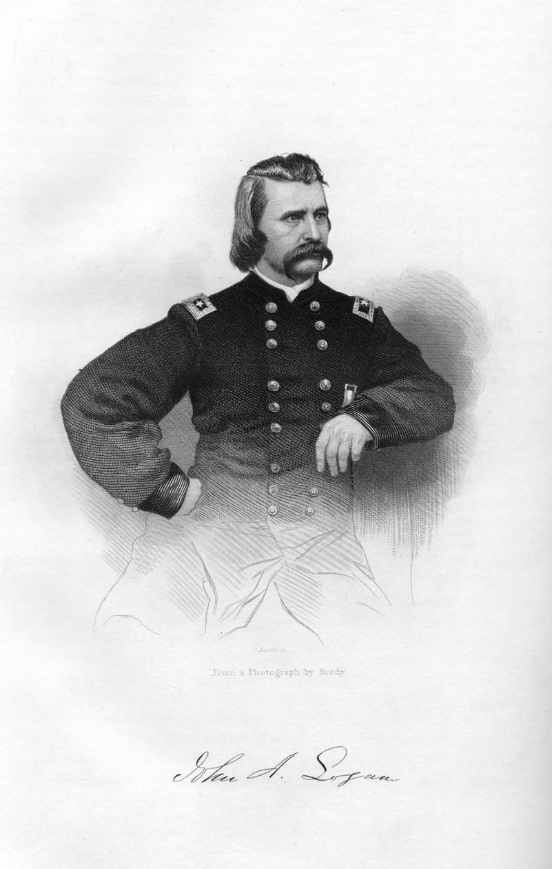 John Alexander Logan, unionssoldat och politiker, 1862-1867. av J. Rogers