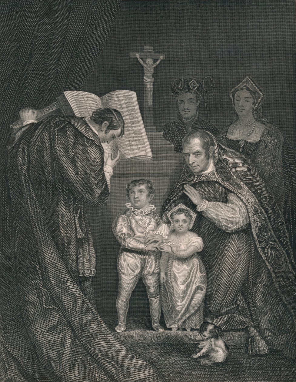 Rikard hertig av Yorks äktenskap. Bror till Edward V., 1478, 1821, mitten av 1800-talet. av J. Rogers