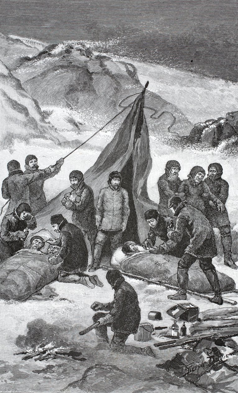 The Rescue, 23 juni 1884, pub. London 1886 av J. Steeple Davis