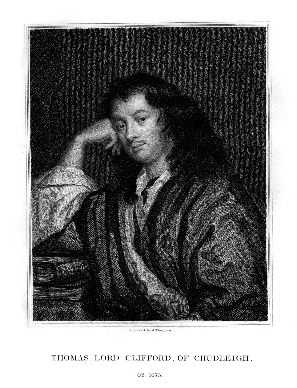Thomas Clifford, 1:e baron Clifford av Chudleigh, engelsk statsman och politiker, 1828. av J. Thomson