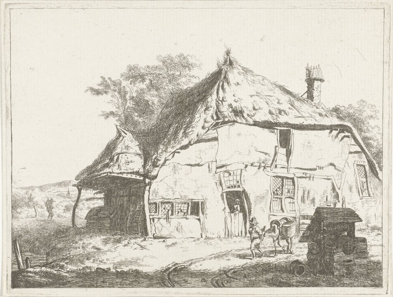 Gård vid en brunn av Jabes Heenck