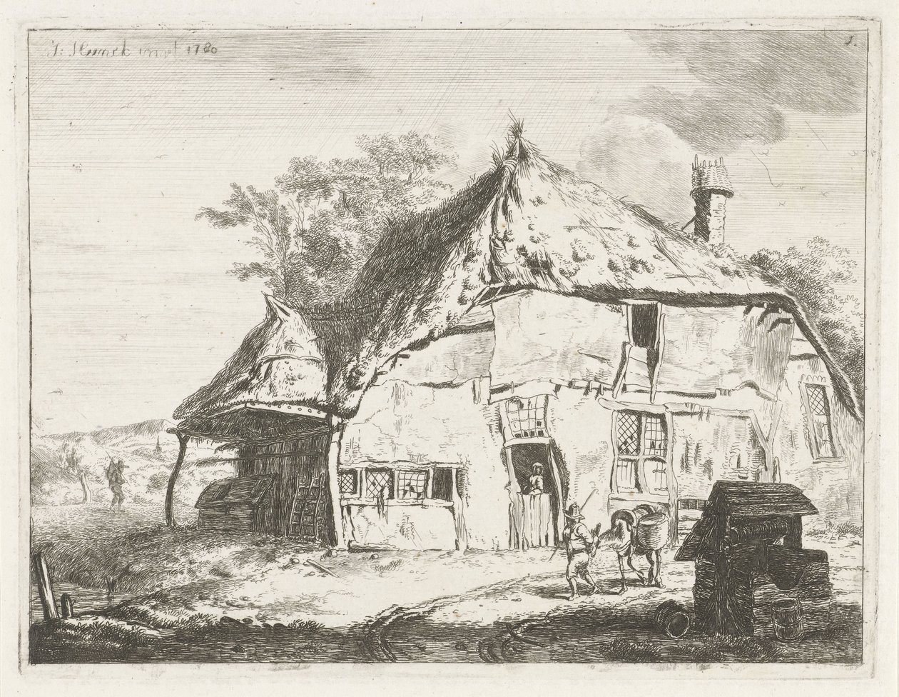 Gård nära en brunn av Jabes Heenck
