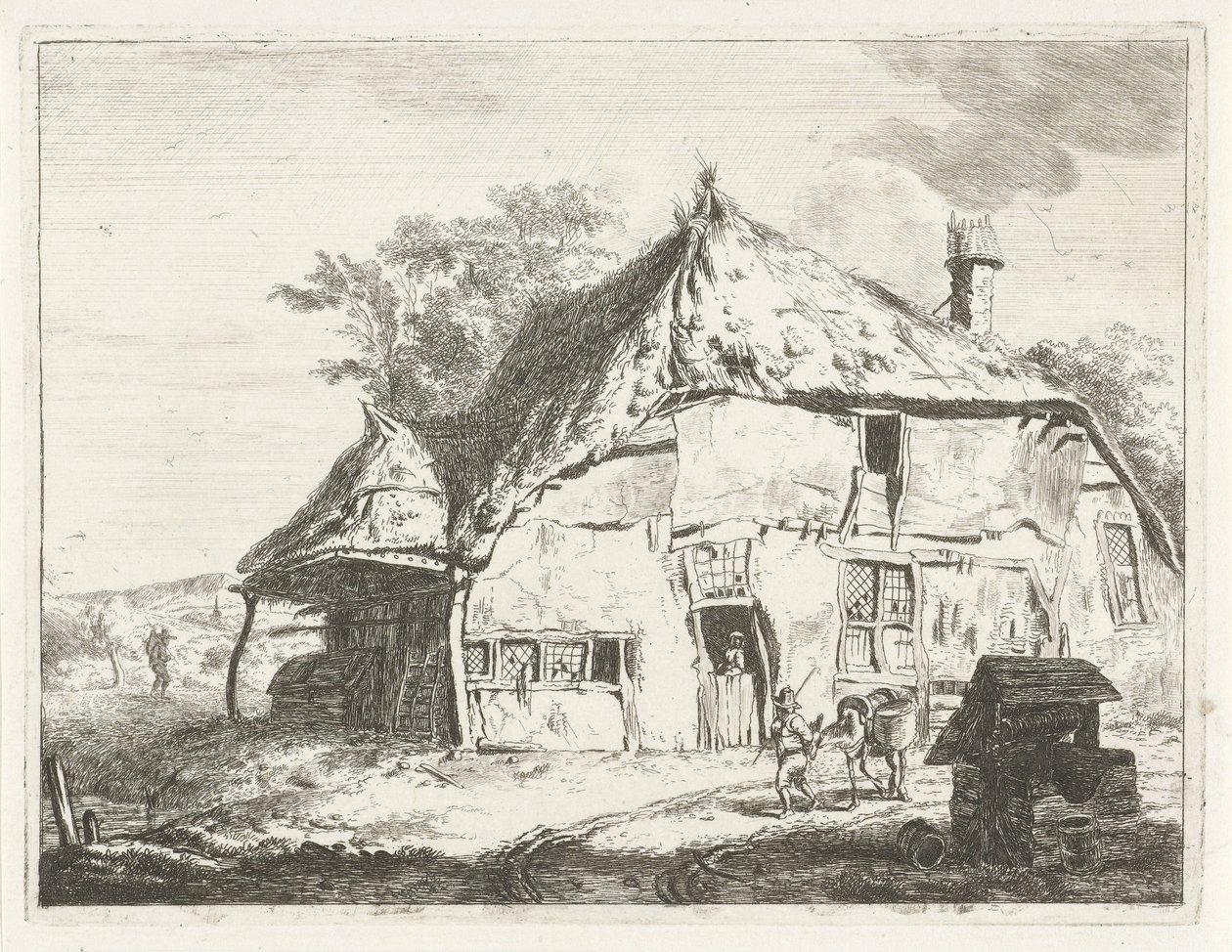 Gård vid en brunn av Jabes Heenck