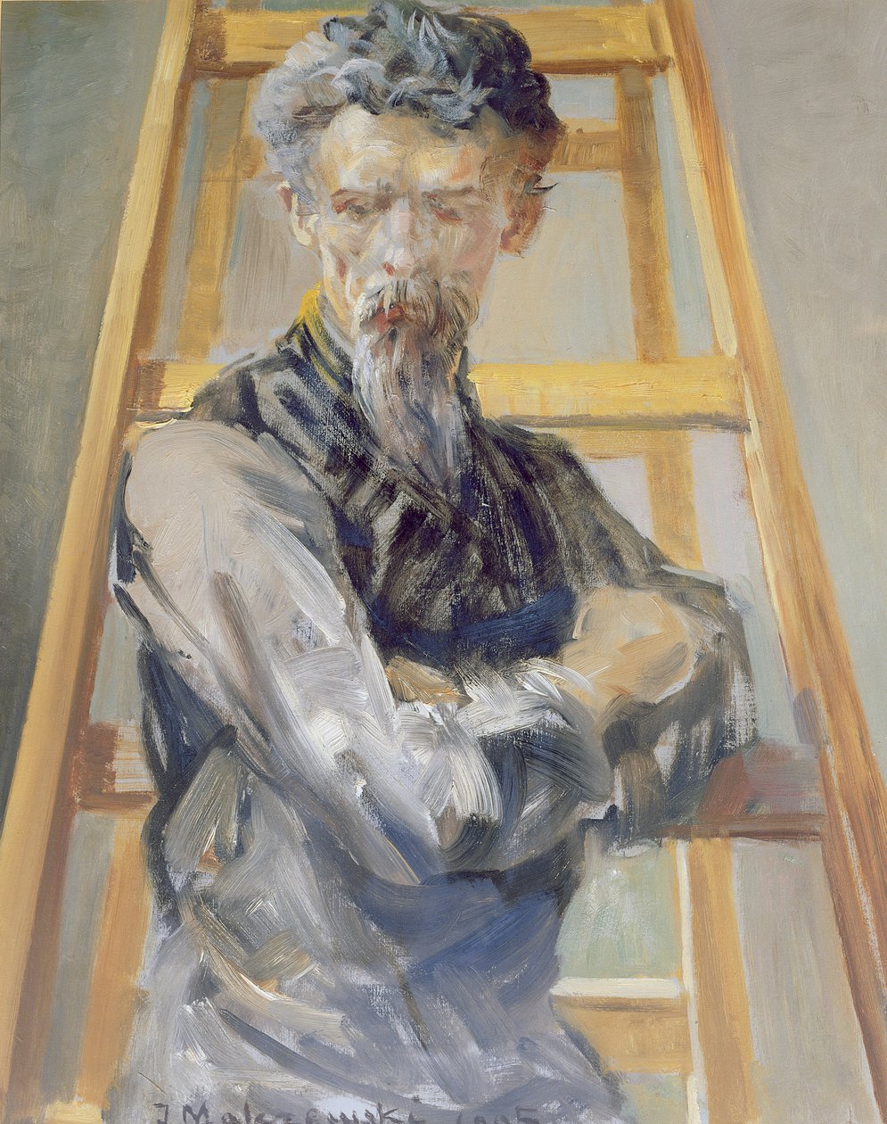Självporträtt, 1905 av Jacek Malczewski