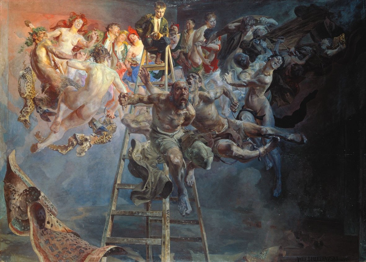 Vicious circle.   av Jacek Malczewski