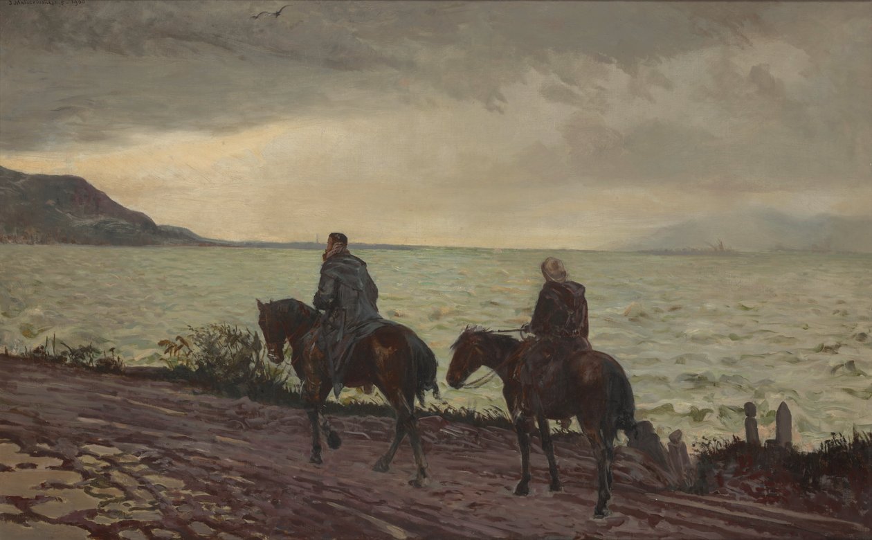Don Quijote och Sancho Panza av Jacek Malczewski