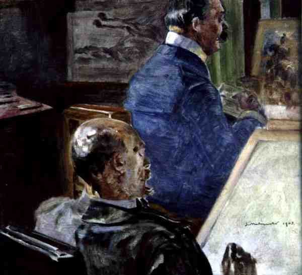 I konstnärens studio av Jacek Malczewski