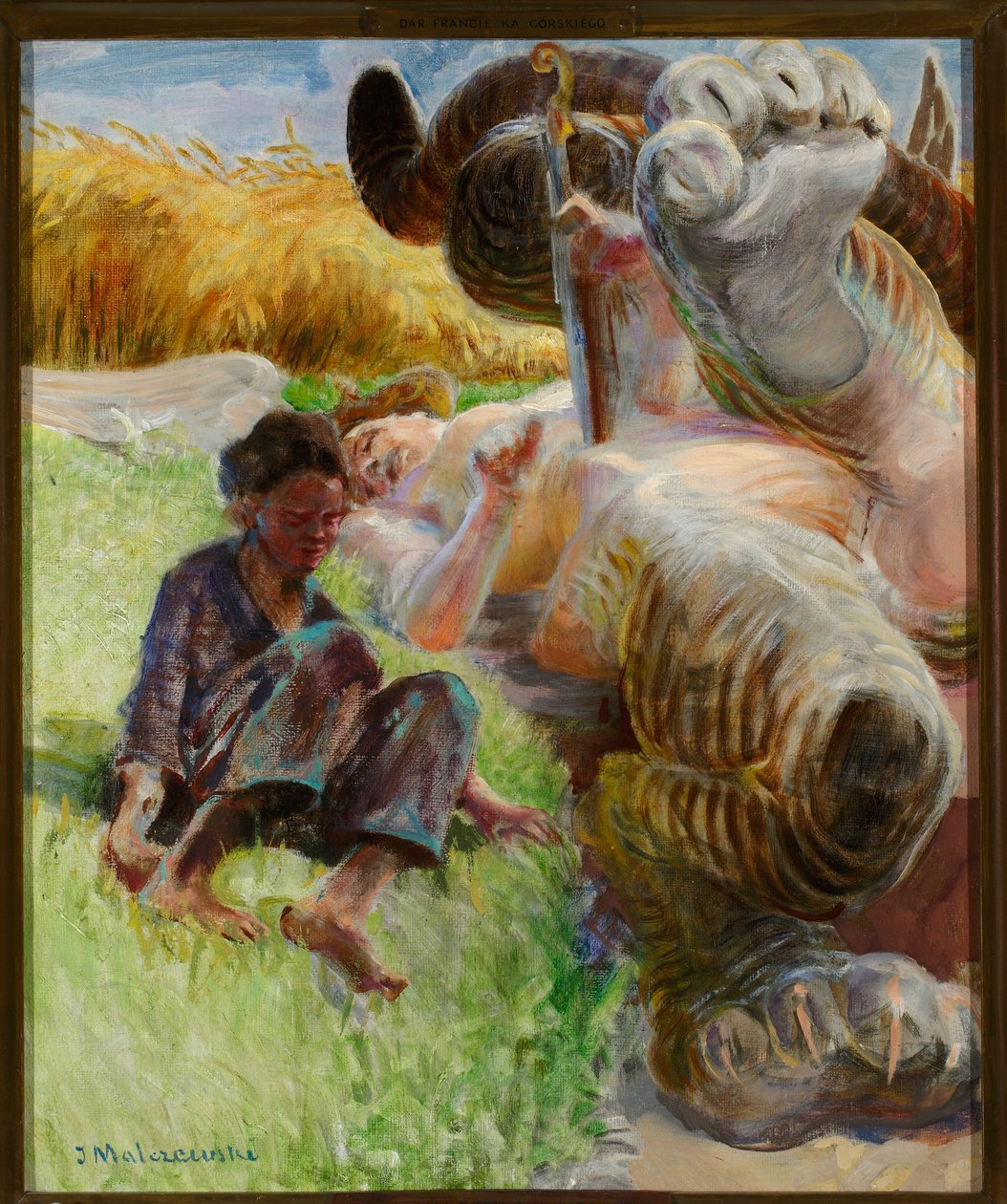 Herde och harpyja av Jacek Malczewski