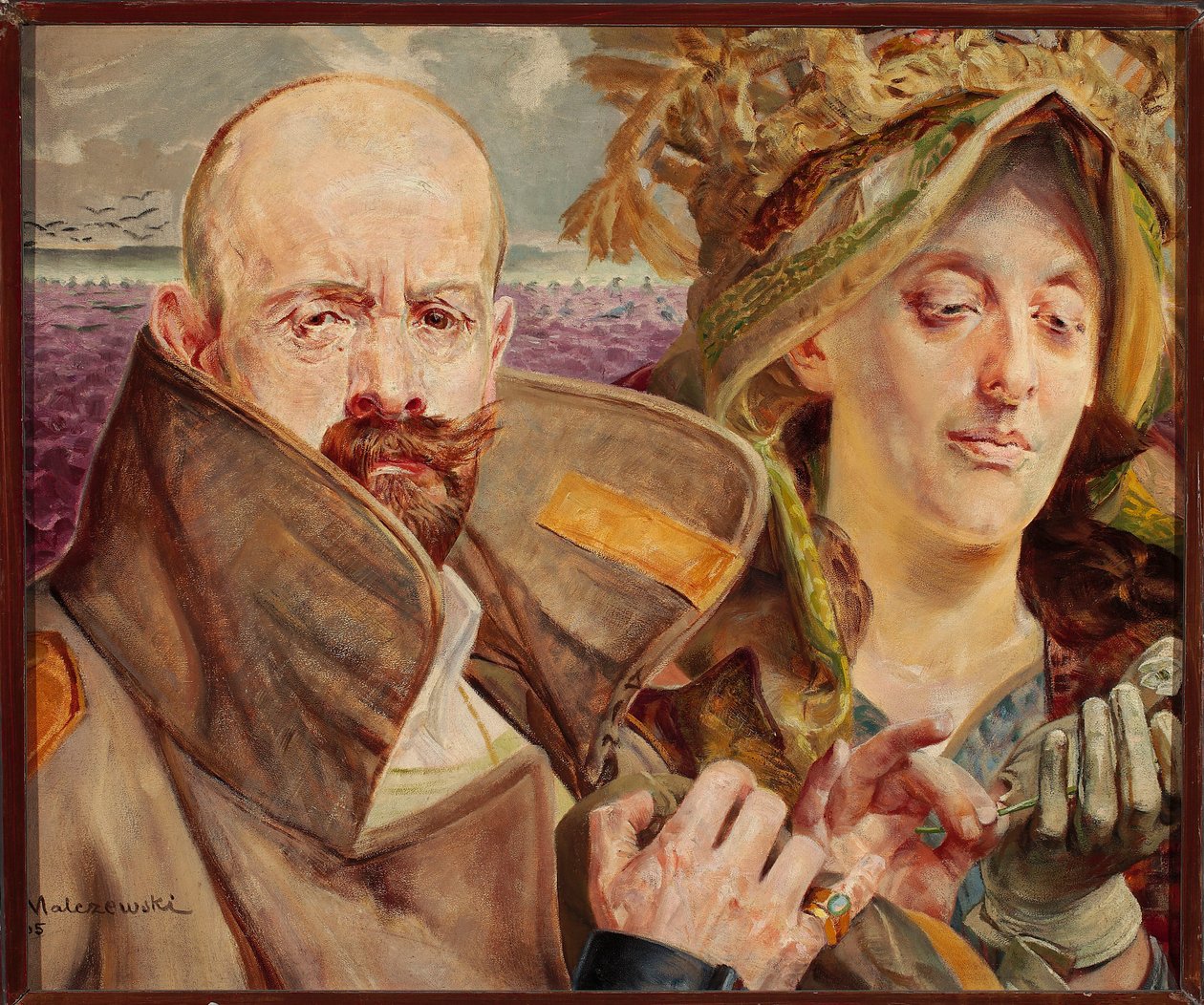 Gullviva - Självporträtt med hustru av Jacek Malczewski