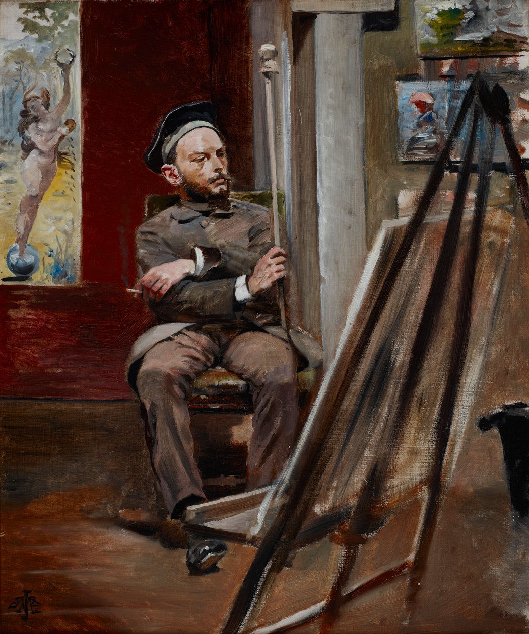 Porträtt av Stanisław Tondos, ca 1902 (olja på duk) av Jacek Malczewski