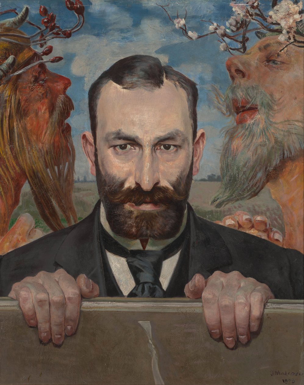 Porträtt av Feliks Jasieński av Jacek Malczewski