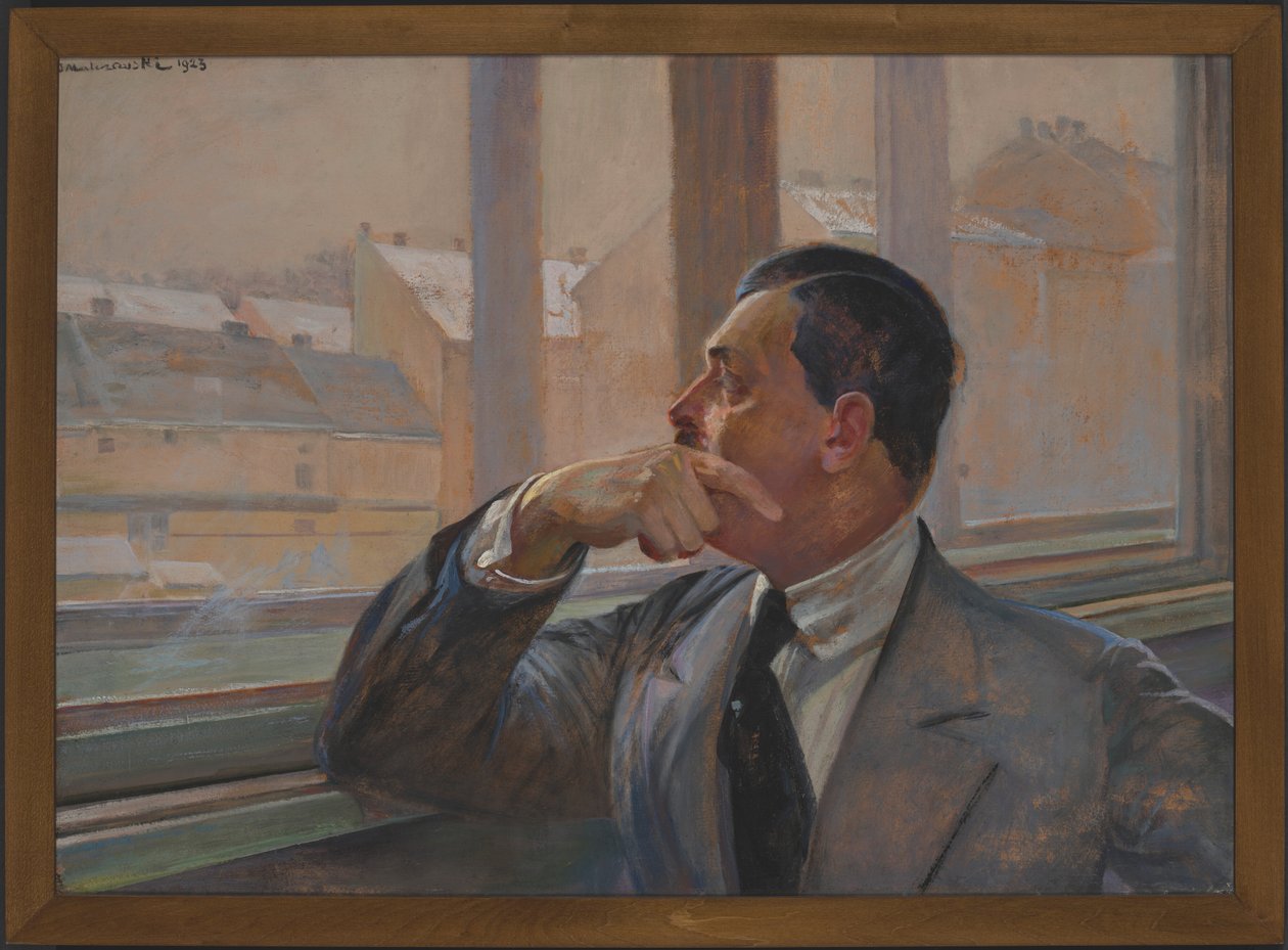 Porträtt av Mieczysław Gąsecki av Jacek Malczewski