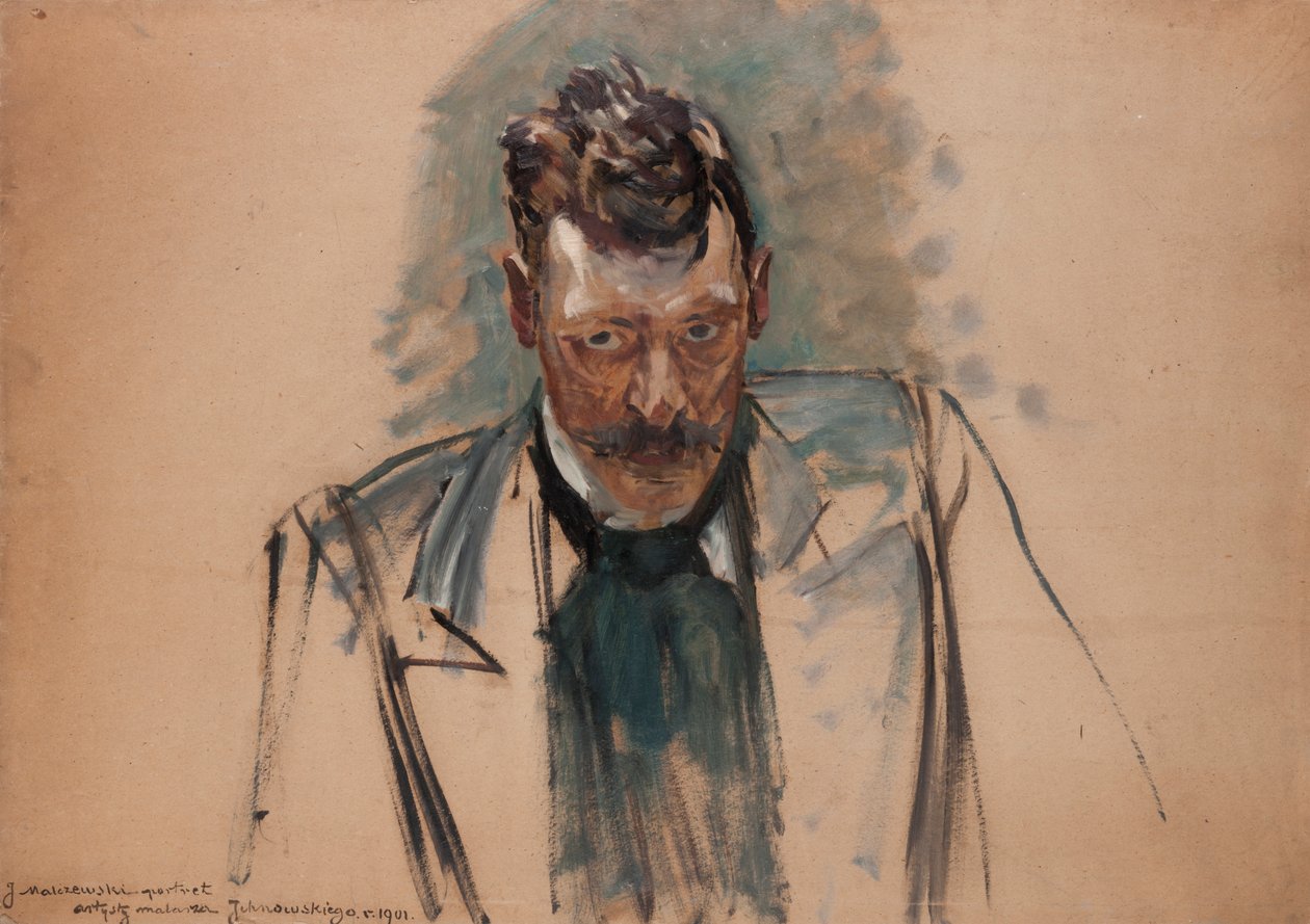 Porträtt av målaren Ichnowski av Jacek Malczewski