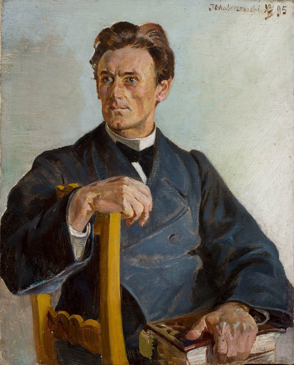 Porträtt av prästen Henryk Radomiński (1857-1933) av Jacek Malczewski