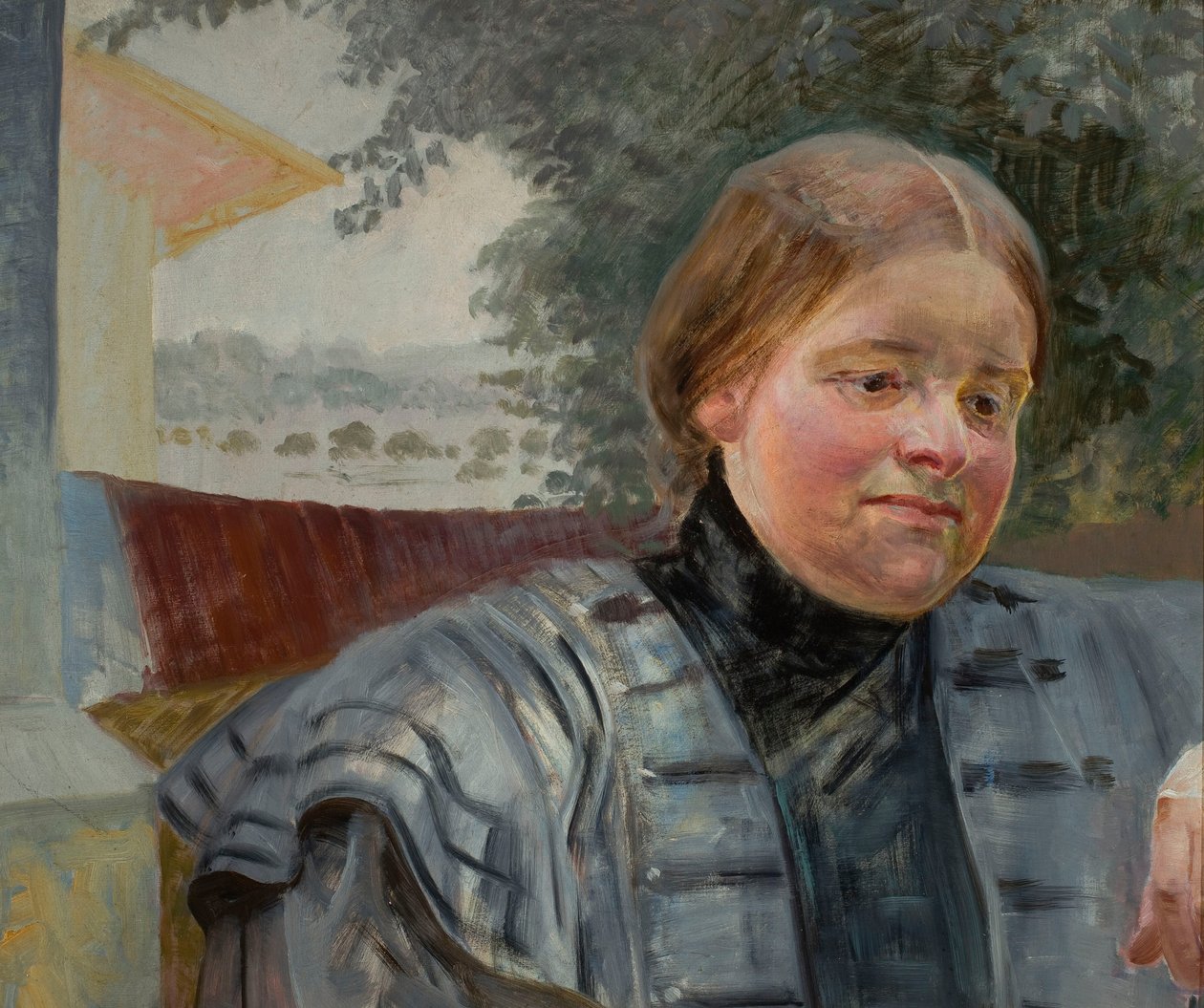 Porträtt av systern Helena av Jacek Malczewski