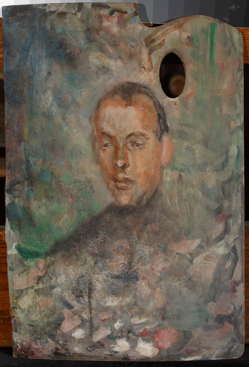 Porträtt av konstnären Rafałs son av Jacek Malczewski