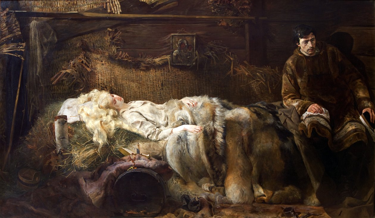 Ellenais död av Jacek Malczewski