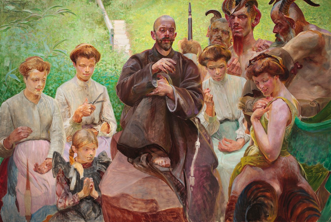 Sankt Franciskus av Jacek Malczewski