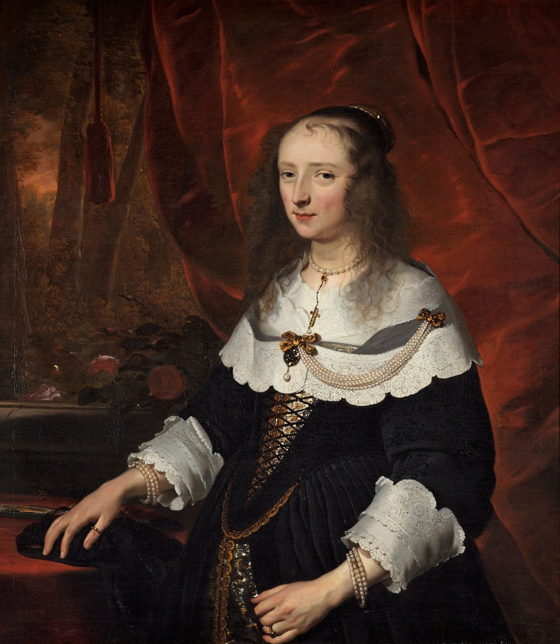 Okänd dam, ca 1645 av Jacob Adriensz Backer