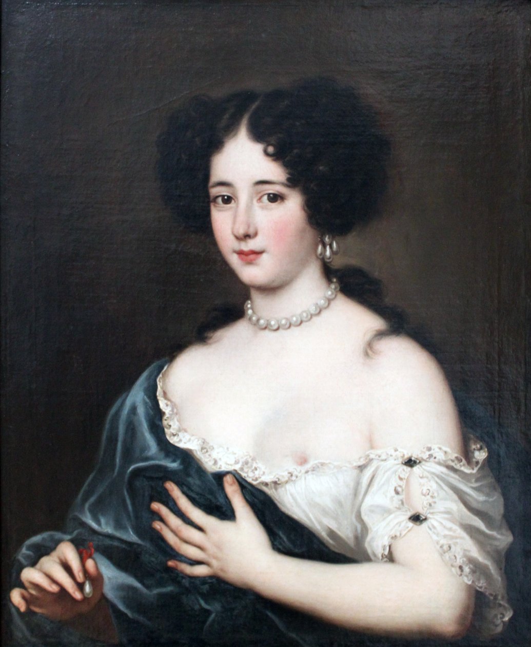 Clelia Cesarini Colonna (1655-1735), prinsessa av Sonnino, som Kleopatra av Jacob Ferdinand Voet