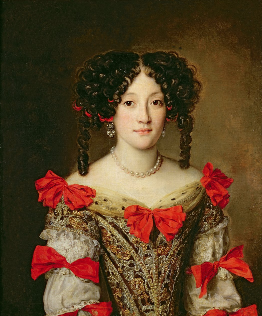 Porträtt av en kvinna av Jacob Ferdinand Voet