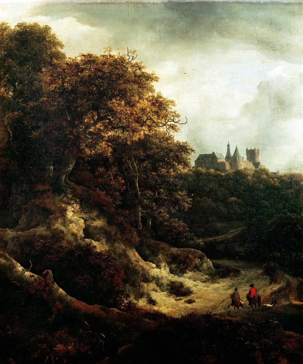 Slottet i Bentheim, 1651 av Jacob van Ruisdael