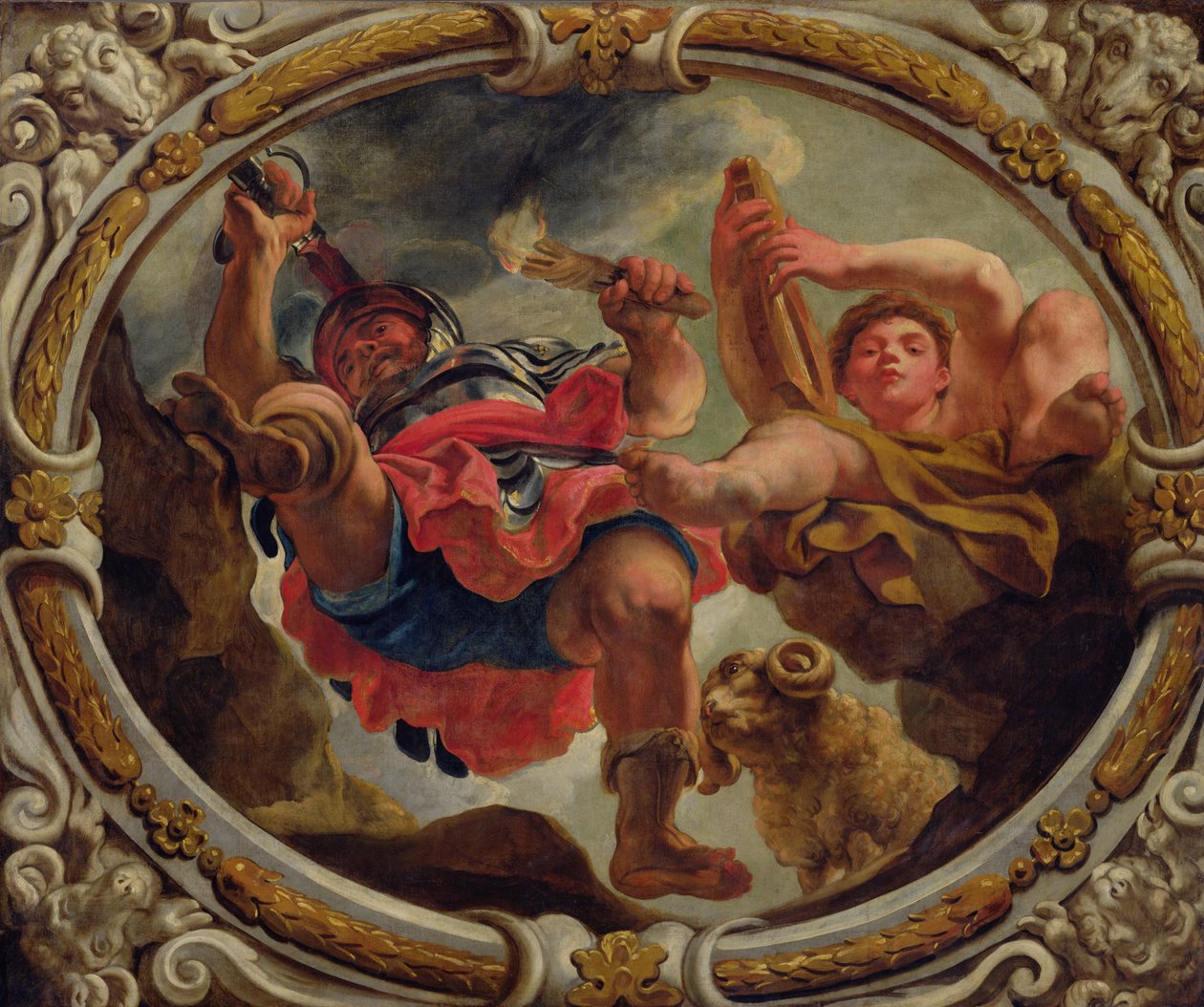 Väduren, från zodiakens tecken (se även 196700 till 196711) av Jacob Jordaens