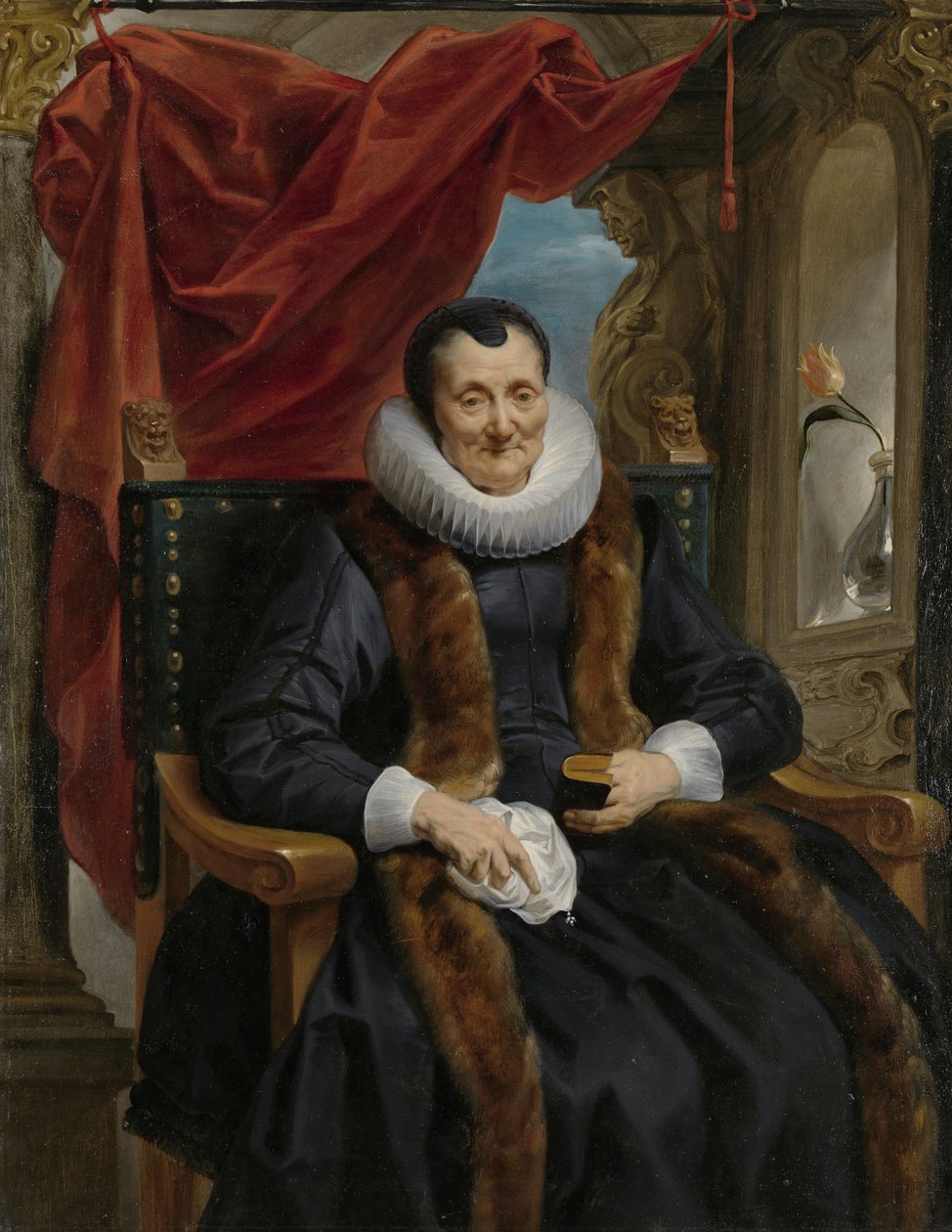 Porträtt av Magdalena de Cuyper, ca 1635-1636 av Jacob Jordaens