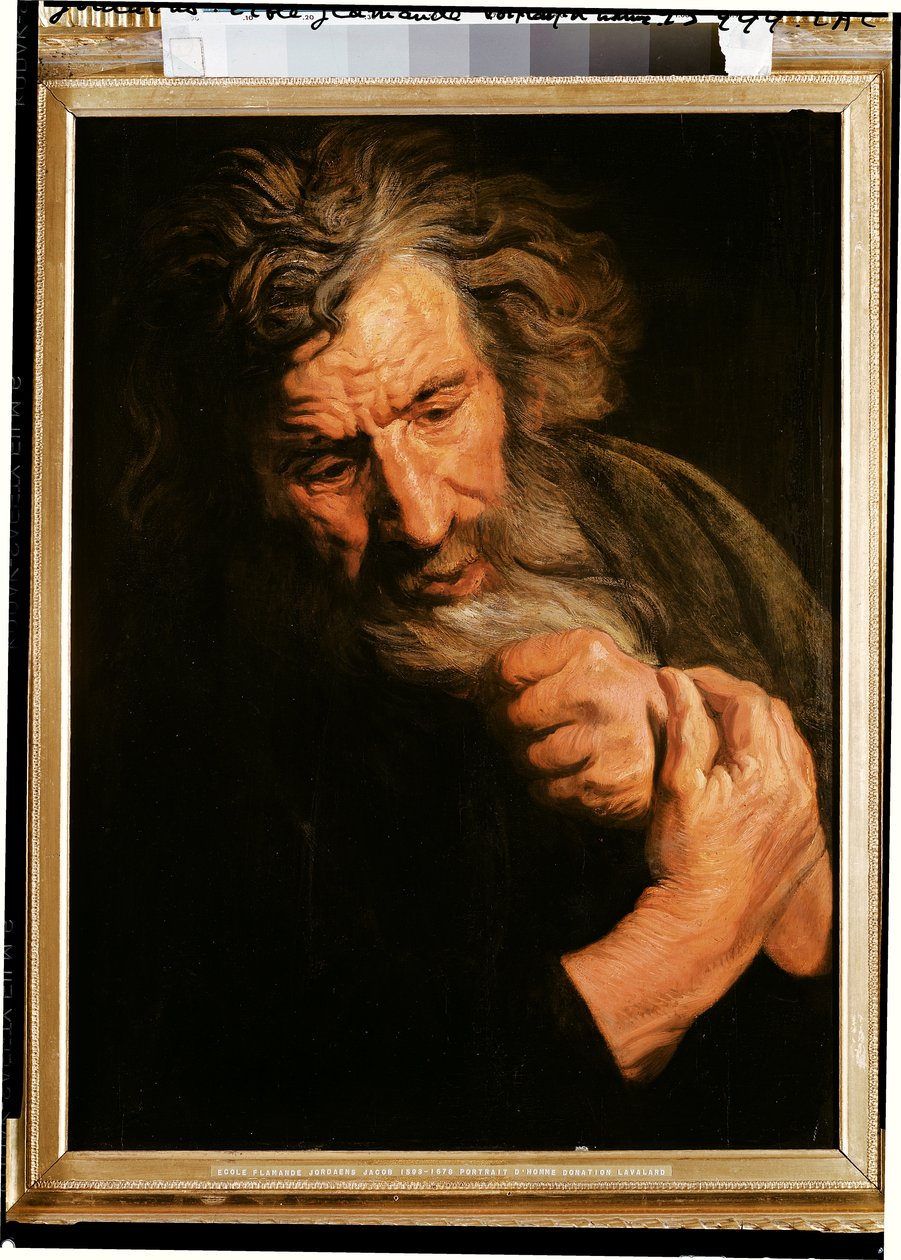 Porträtt av en man av Jacob Jordaens