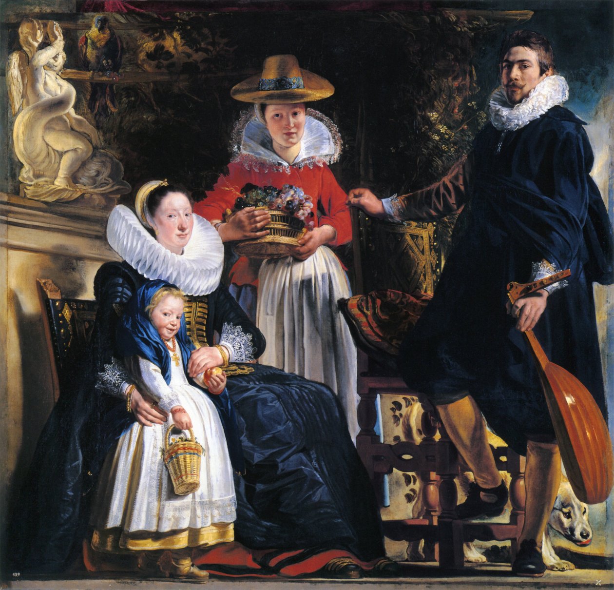 Konstnärens familj av Jacob Jordaens