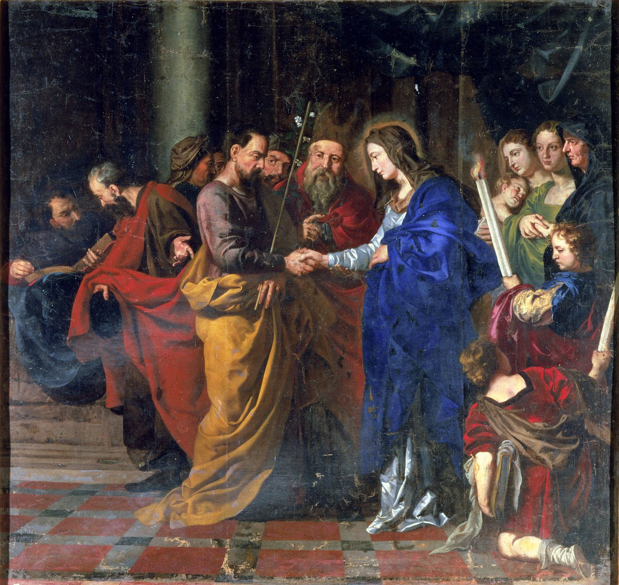 Jungfruens äktenskap av Jacob Jordaens