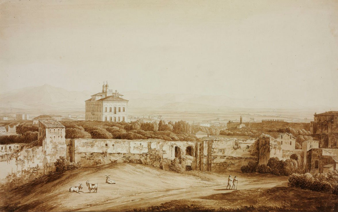 Villa Costaguto in Rome av Jacob Philippe Hackert