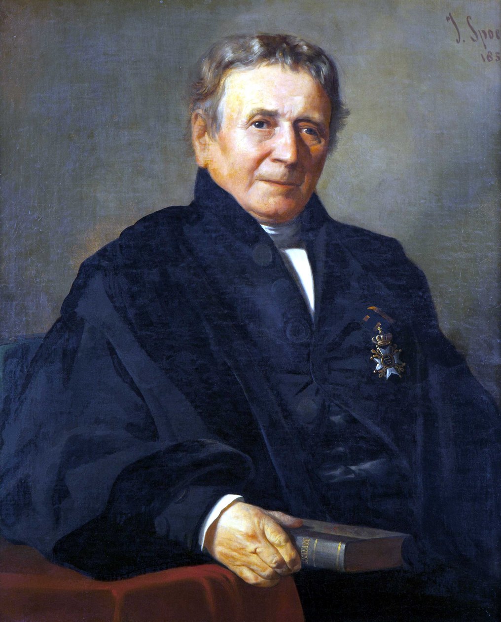 Wessel Albertus van Hengel (1779-1871), professor i teologi vid Leiden University av Jacob Spoel
