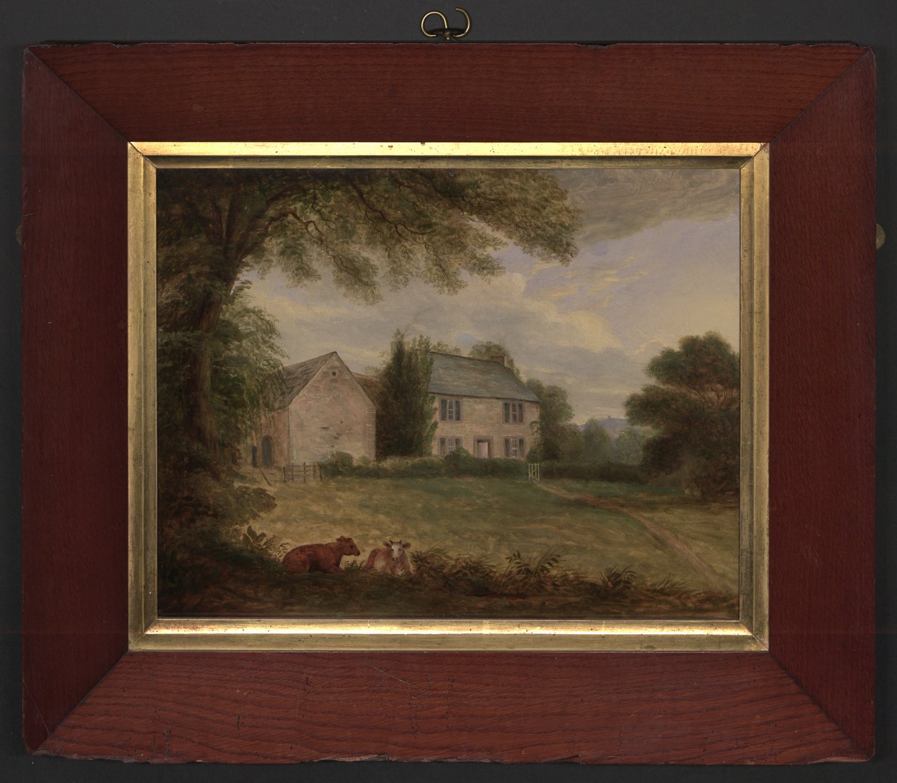 Thomas Wilkinsons hus i Yanwath, ca 1822-29 av Jacob Thompson