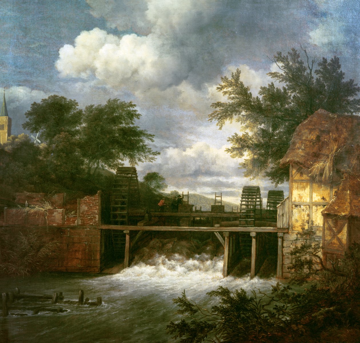 En vattenkvarn av Jacob van Ruisdael